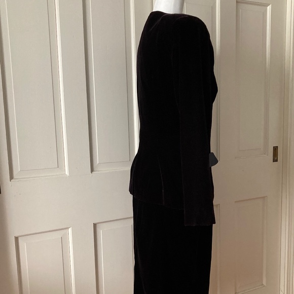 Vintage 90's Black Velvet Suit by Depeche Mode - Picture 4 of 12